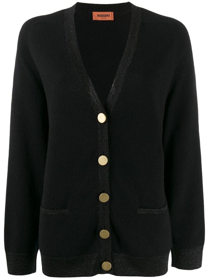 Missoni Button-up Knit Cardigan - Black