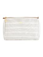 Lygia & Nanny Open Knit Pouch, Women's, Yellow/orange, Polyamide