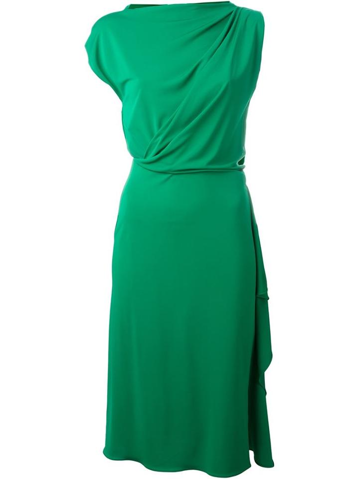 Vionnet Draped Sleeveless Dress