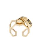 Delfina Delettrez 9kt Yellow Gold To Bee Or Not To Be Open Ring -