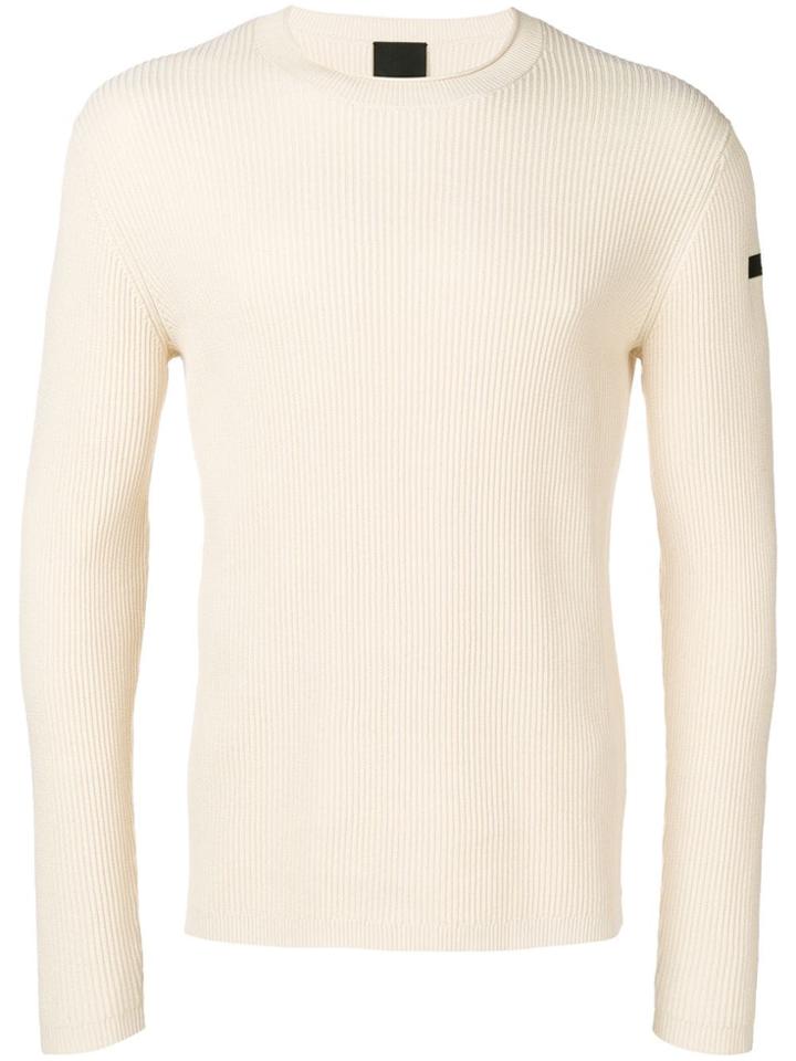 Rrd Fitted Ribbed Jumper - White