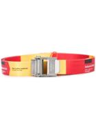 Off-white Industrial Dual-colour Belt - Red