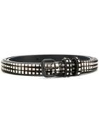 Haider Ackermann Grid Effect Belt - Black