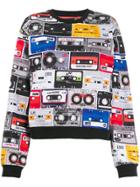Love Moschino Tape Print Jumper - Black