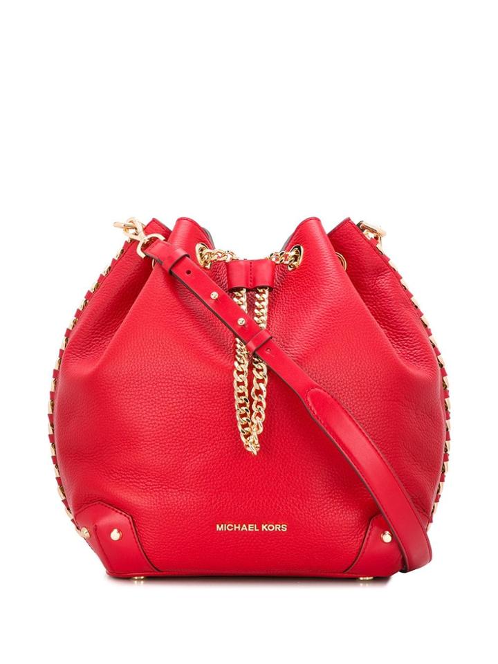 Michael Kors Alanis Shoulder Bag - Red