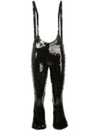 Filles A Papa Sequin Braces Jumpsuit - Black