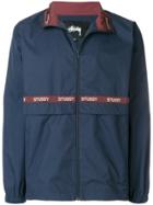 Stussy Zip Front Sports Jacket - Blue