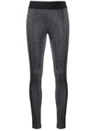 No Ka' Oi Metallized Leggings - Black