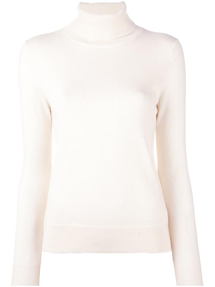 Polo Ralph Lauren High Neck Jumper, Women's, Size: Xl, Nude/neutrals, Cashmere