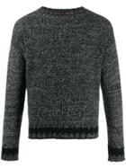 Mp Massimo Piombo Wool Knitted Jumper - Black