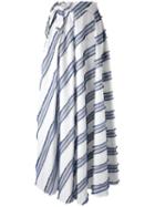 Milly - Peyton Maxi Skirt - Women - Cotton/polyester - 8, White, Cotton/polyester