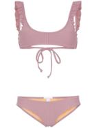 Made By Dawn Petal Frill Detail Bikini - Pink