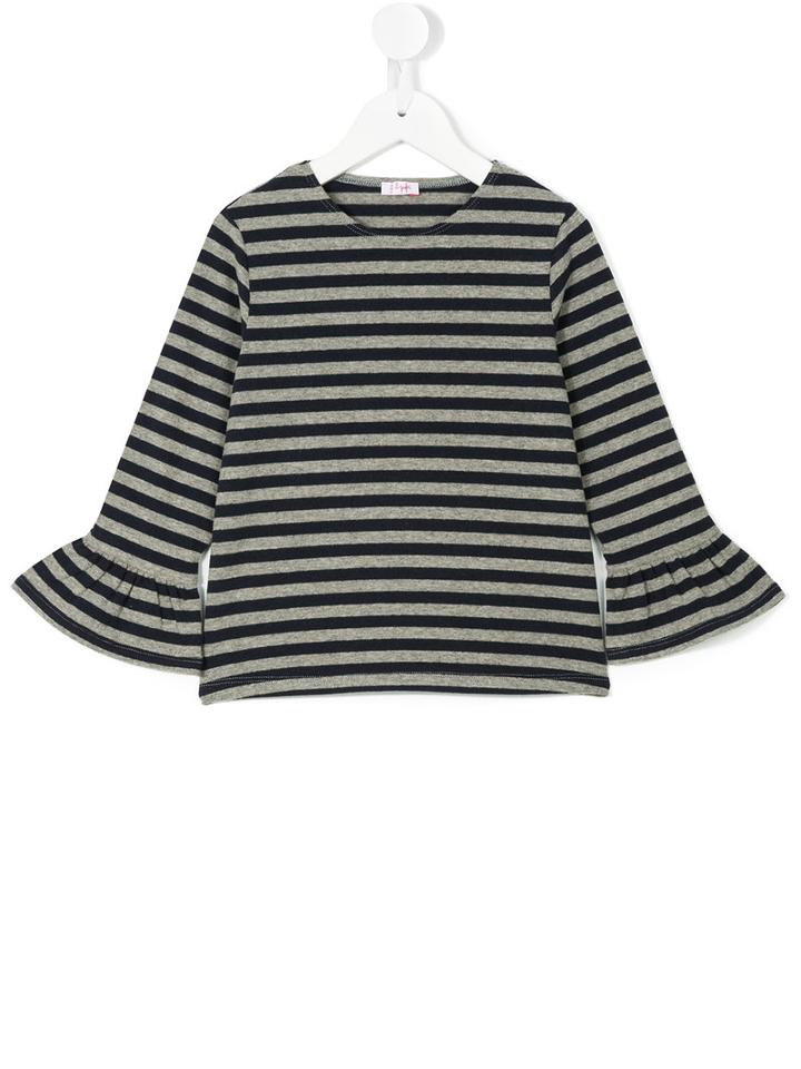 Il Gufo - Striped Top - Kids - Cotton/acrylic/spandex/elastane - 4 Yrs, Grey