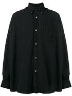 Our Legacy Oversized Button Down Shirt - Black