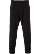 Dsquared2 Elasticated Drop-crotch Trousers, Men's, Size: Small, Black, Spandex/elastane/viscose
