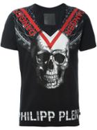 Philipp Plein 'triangles' T-shirt, Men's, Size: Xl, Black, Cotton