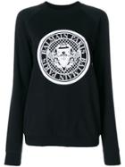 Balmain Medal Logo Sweatshirt - Black