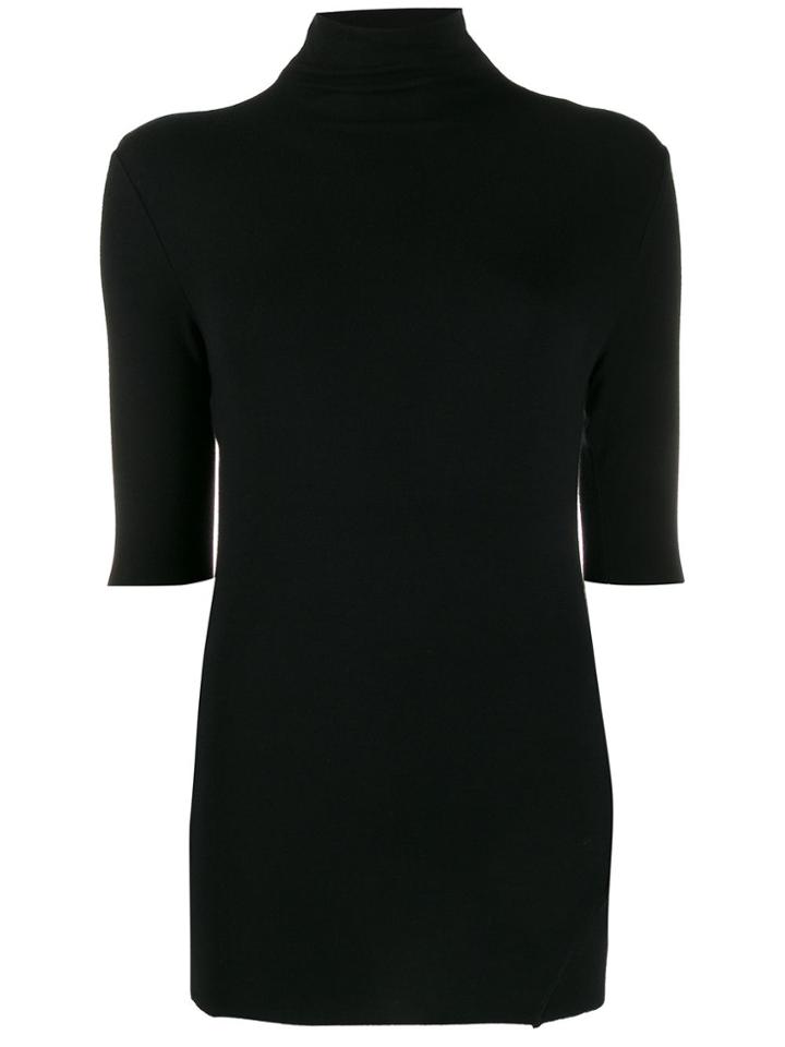 Thom Krom Turtleneck Knitted Top - Black