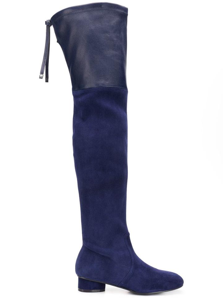 Stuart Weitzman Helena Over-the-knee Boots - Blue