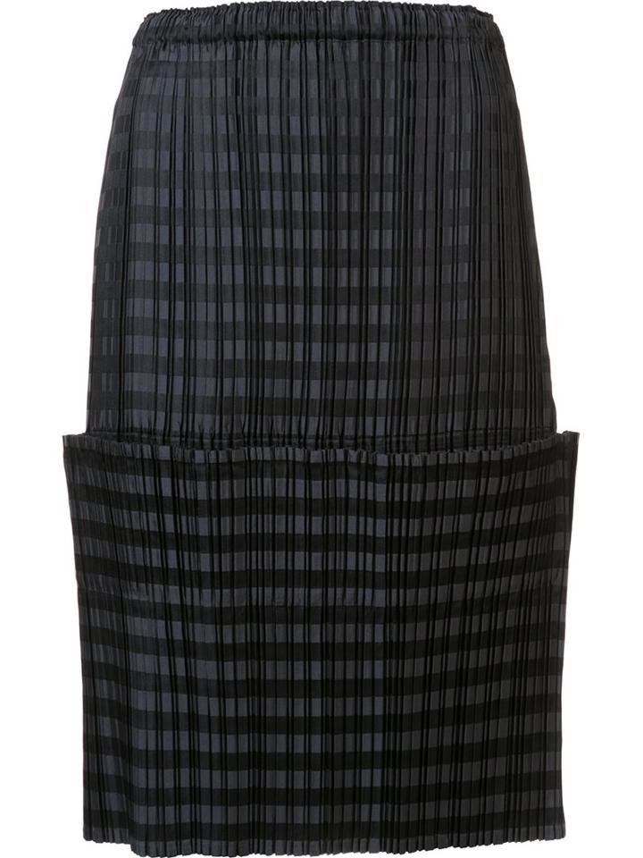 Issey Miyake 'dim Light' Skirt, Women's, Size: 2, Grey, Polyester