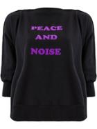 Undercover 'peace And Noise' Printed Sweatshirt - Black