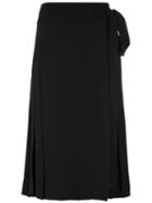 Marni Tie Detail Wrap Skirt