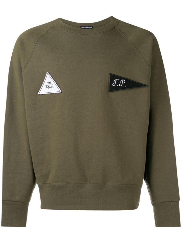 Gosha Rubchinskiy Patch Detail Sweatshirt - Green
