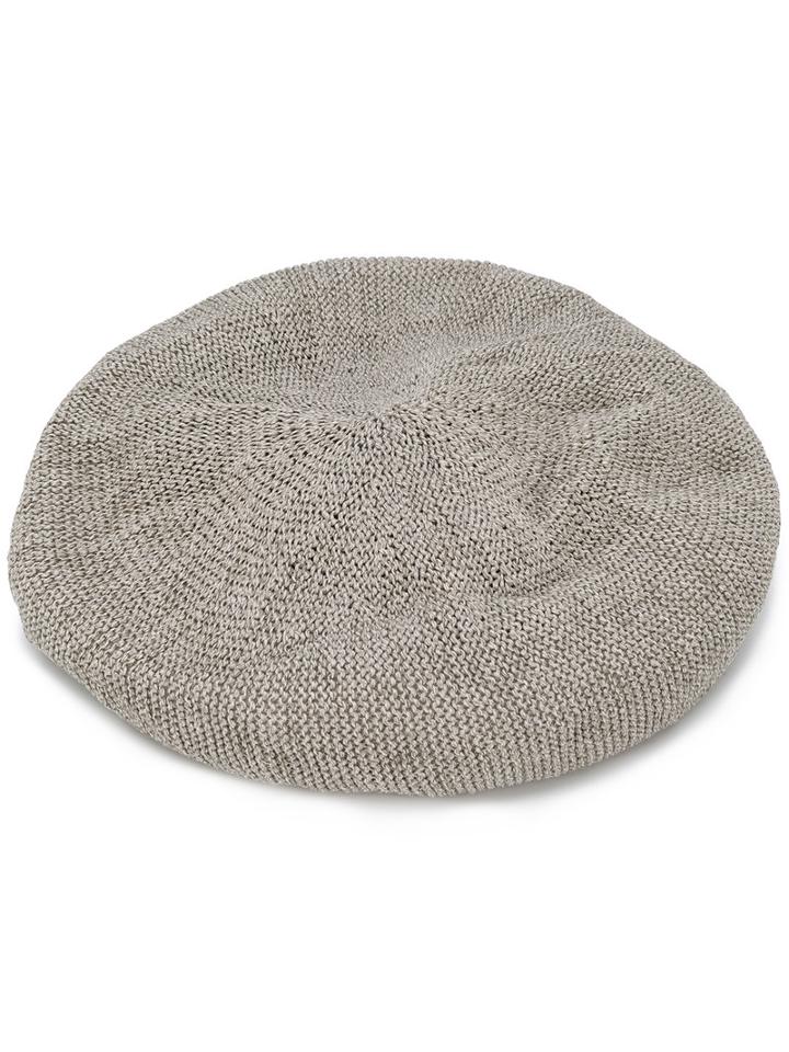 Ca4la Classic Beret, Women's, Grey, Cotton