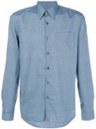 Prada Micro Pattern Shirt - Blue