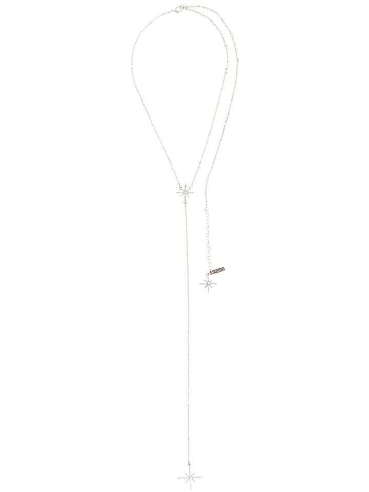 Federica Tosi Long Star Pendant Necklace - Grey