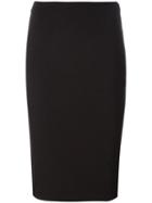 T By Alexander Wang Pencil Skirt, Women's, Size: Medium, Black, Rayon/polyester/spandex/elastane