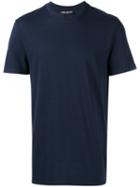 Neil Barrett Crew Neck T-shirt, Men's, Size: Large, Blue, Cotton