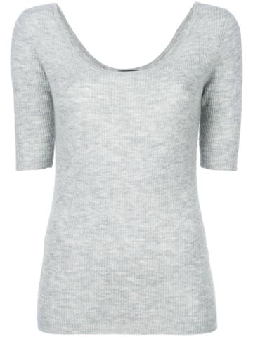 Cashmere In Love Cashmere Carol Tee - Grey