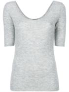 Cashmere In Love Cashmere Carol Tee - Grey