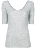 Cashmere In Love Cashmere Carol Tee - Grey