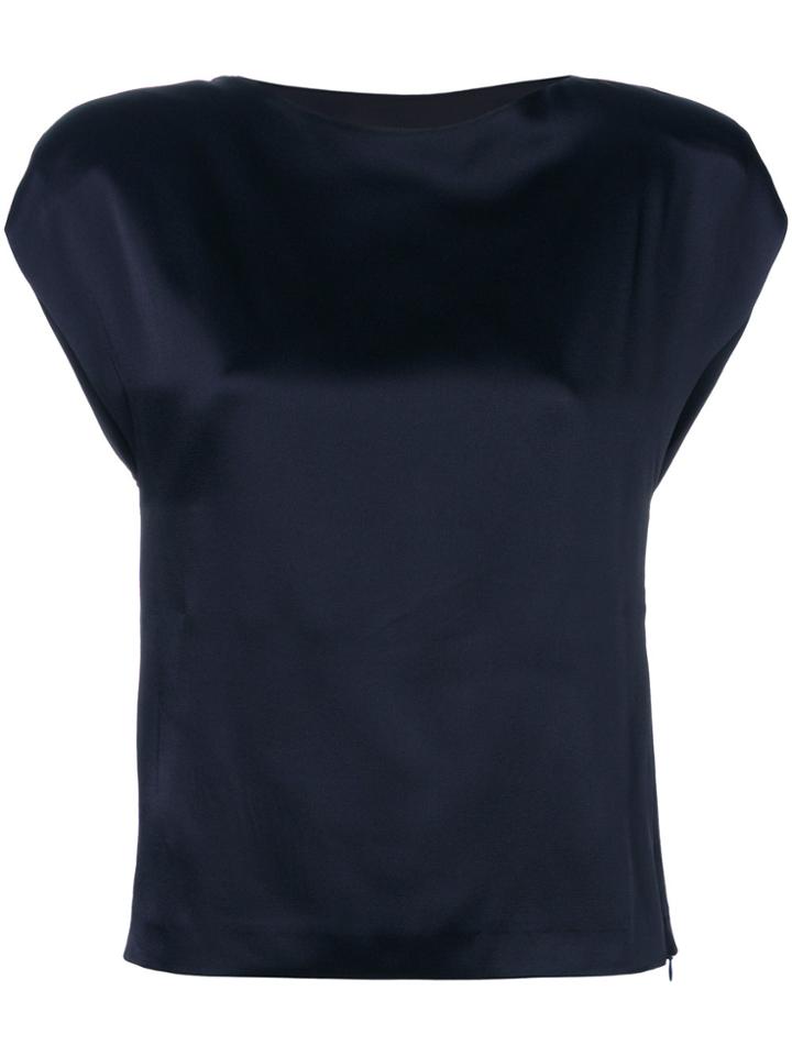 Chalayan Sculpted Fitted Blouse - Blue