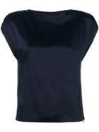 Chalayan Sculpted Fitted Blouse - Blue