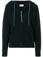 Aries Zip Hooded Sweatshirt - Black