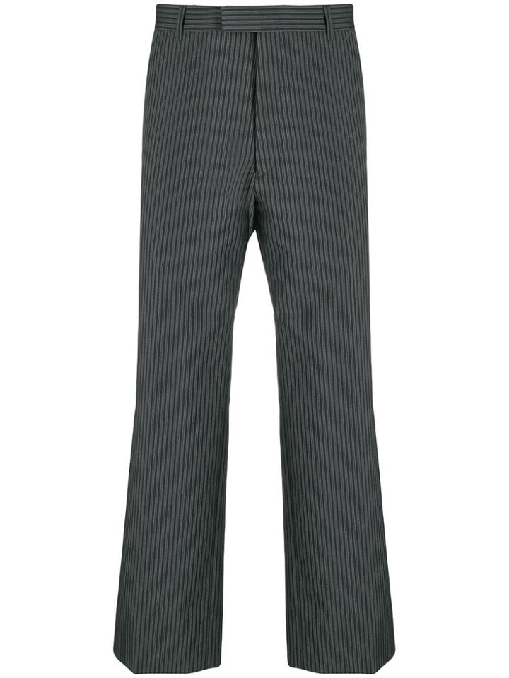 Prada Striped Tailored Trousers - Grey