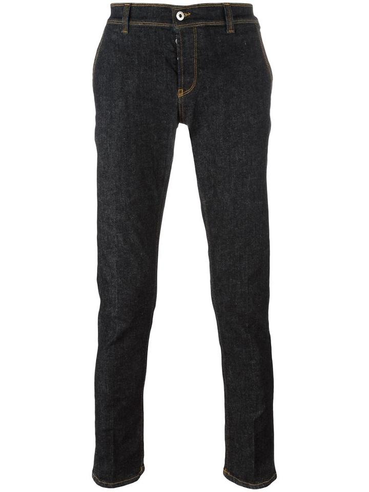 Dondup Classic Skinny Jeans, Men's, Size: 32, Blue, Cotton/polyester/polyester