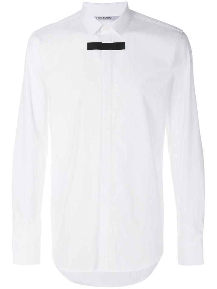 Neil Barrett Stripe Detail Shirt - White