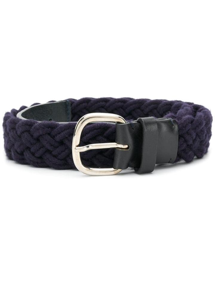 Orciani Braided Belt - Blue
