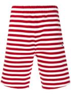 Champion Striped Bermuda Shorts - Red