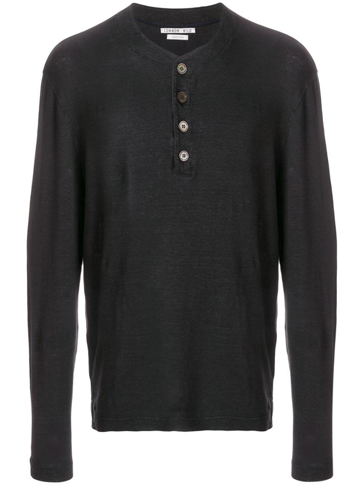 Common Wild Classic Long-sleeve Sweater - Blue