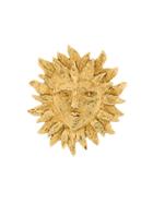 Yves Saint Laurent Vintage Impressive Sun Brooch - Gold