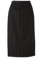 Jean Louis Scherrer Pre-owned Sheath Skirt - Black