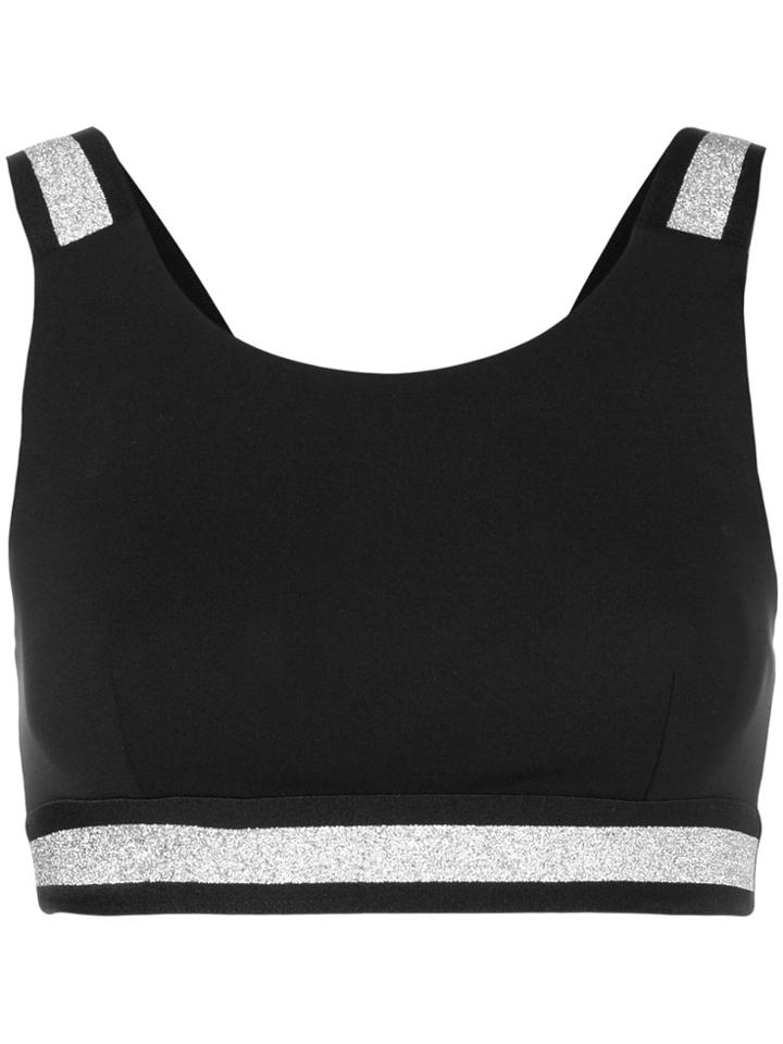 No Ka' Oi Cropped Sports Bra - Black