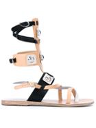 Ancient Greek Sandals X Peter Pilotto Leather Gladiator Sandals