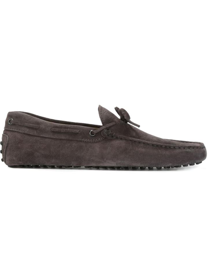 Tod's 'gommino' Loafers - Grey