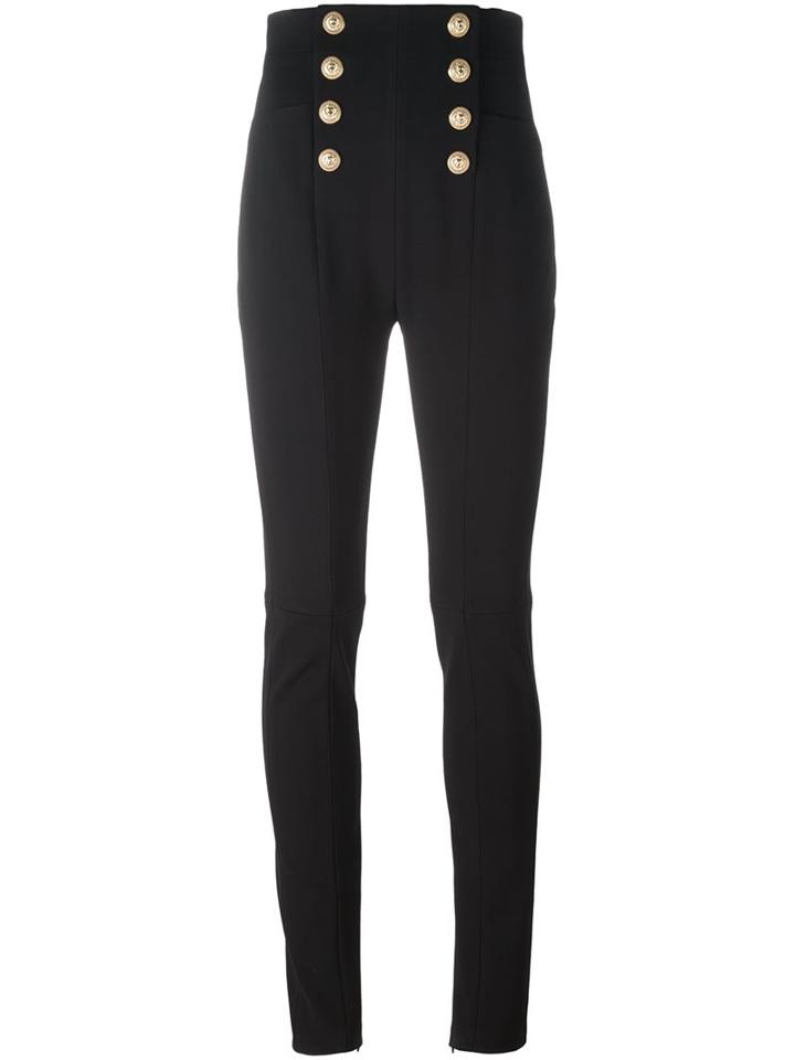 Balmain Front Button Trousers